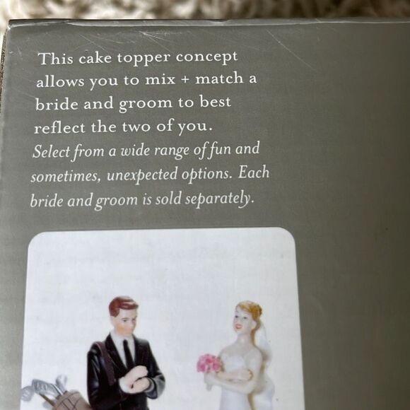 Weddingstar Caucasian Golfing Groom Cake Topper - Picture 3 of 11